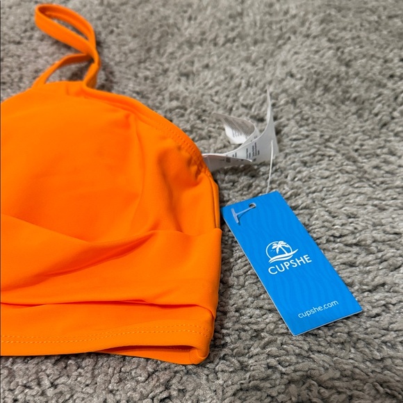 Cupshe Orange Bikini Top and Bottom Set - Picture 2 of 3